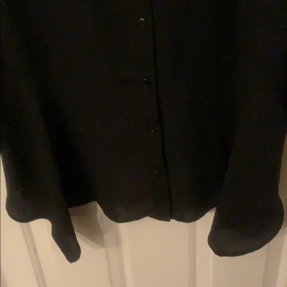 Black button up blouse - Picture 4 of 6